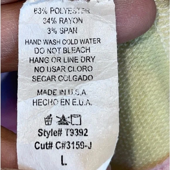 Rae Mode Tie Dye hoodie. Size Large GUC - Picture 5 of 7